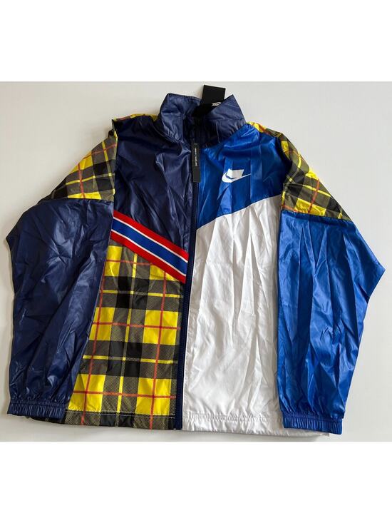 Nike Jackets & Blazers - Nike Women's Sportswear Multicolor Plaid Woven Jacket BV4737 492 Size S NWT